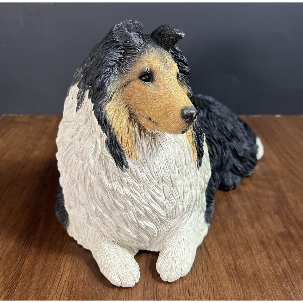 Sandicast 1987 Sculpture Sable Collie Sheltie Dog Statue Figure Sandra Brue - Picture 3 of 11